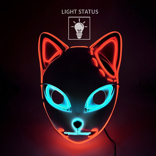 Demon Slayer LED Mask