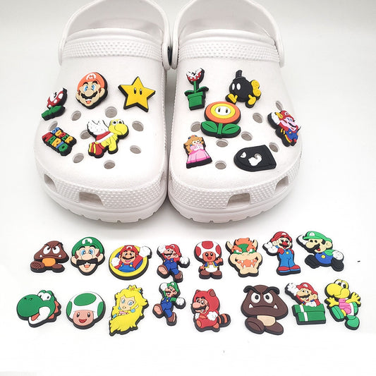 Super Mario Croc Shoe Charms