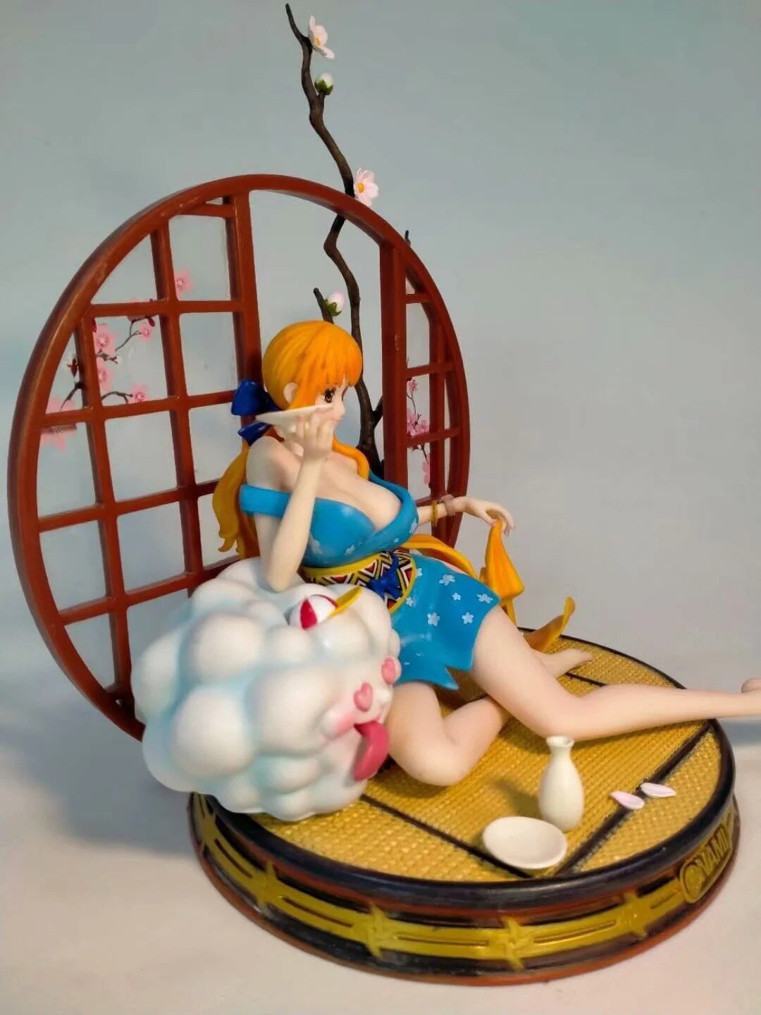 Sexy Girl Wano Country Kimono Nami Drunk PVC Action Figure