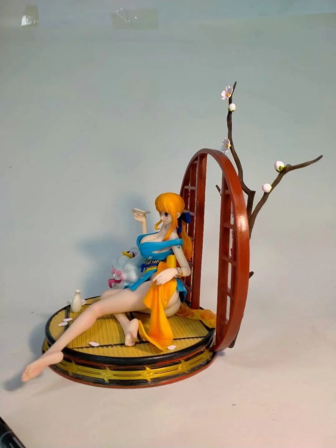 Sexy Girl Wano Country Kimono Nami Drunk PVC Action Figure