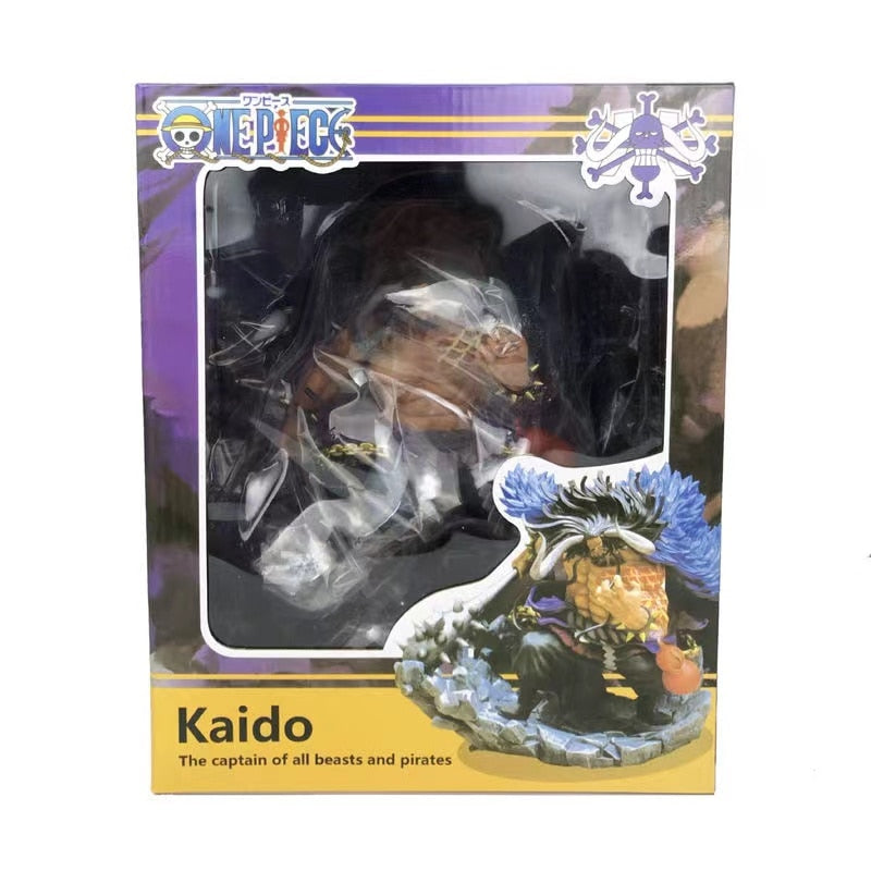 One Piece Beasts Pirates GK Battle Kaido Action Figure PVC Excellent Model Kaizokudan