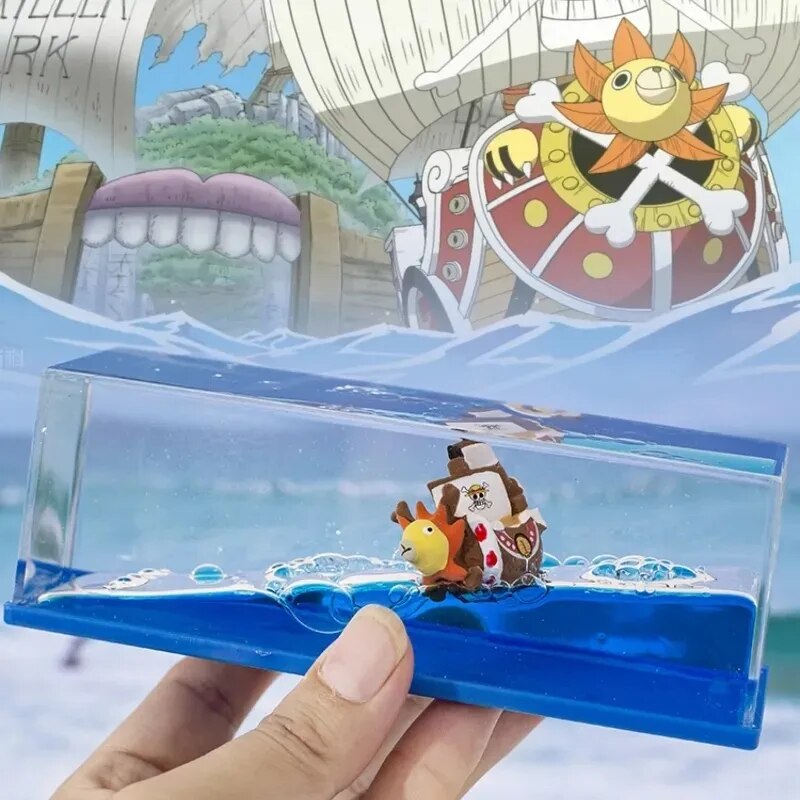 Floating Merry or Thousand Sunny Bottle Decor