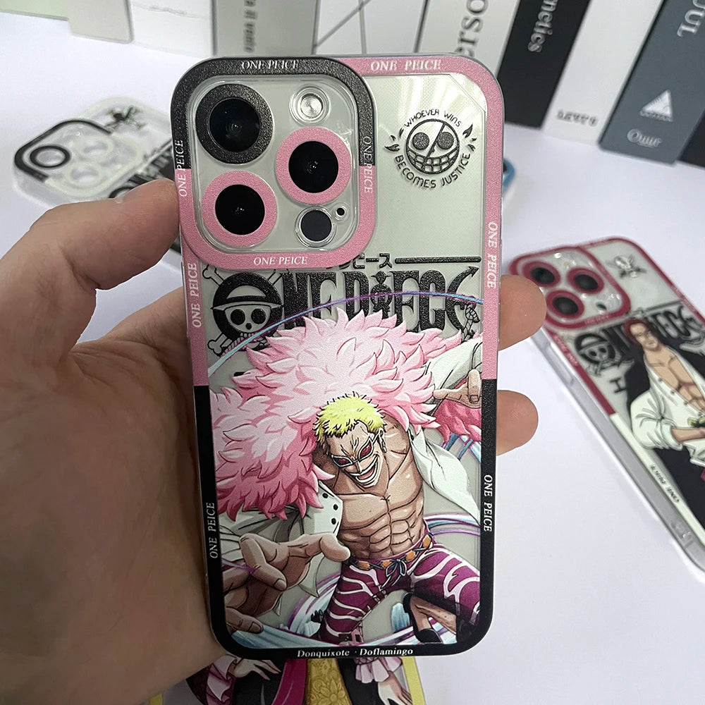 One Piece Characters Phone Case for IPhone 14 13 12 11