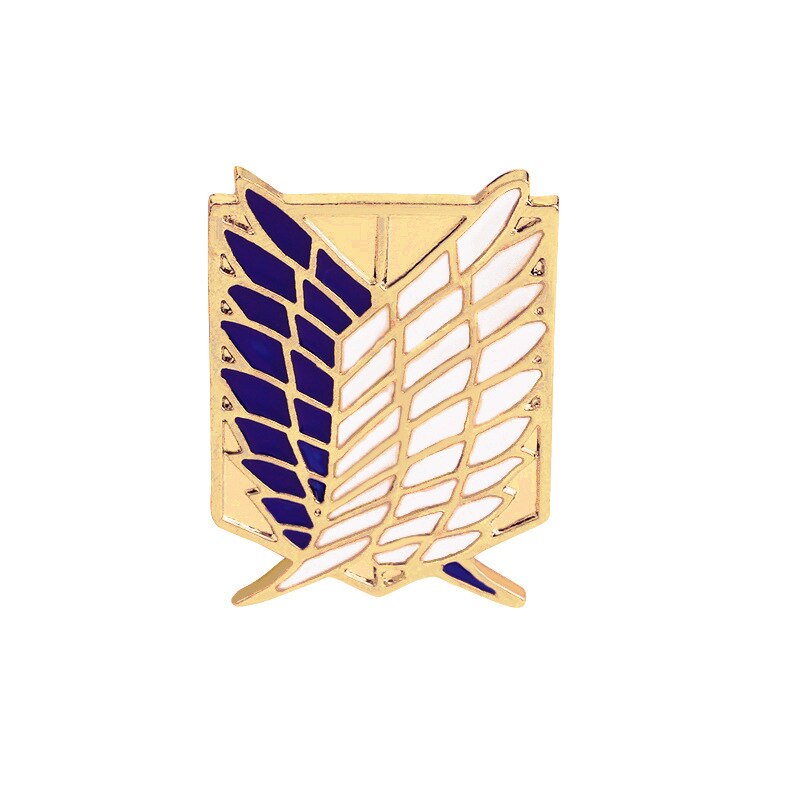 Attack on Titan Anime Badges on Backpack Brooch Enamel Pin Lapel Pins Hats Clothes Jeans Decoration Jewelry Accessories Gifts