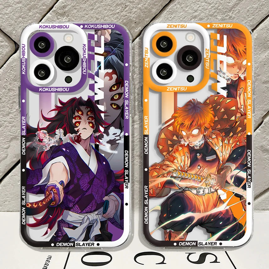 Demon Slayer Phone Case For iPhone 15 14 13 12