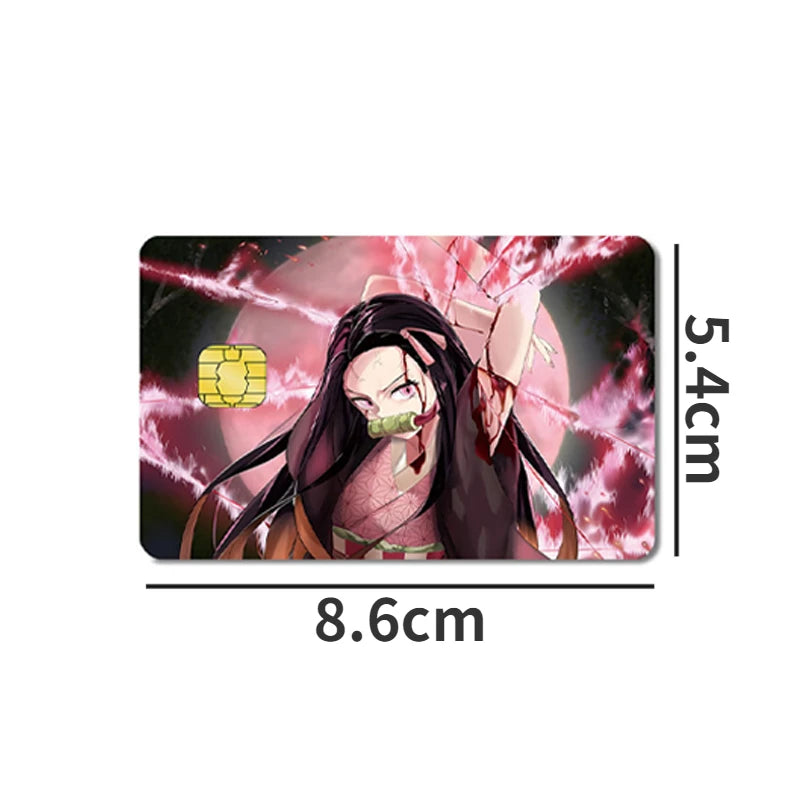 Demon Slayer Credit Cards Stickers