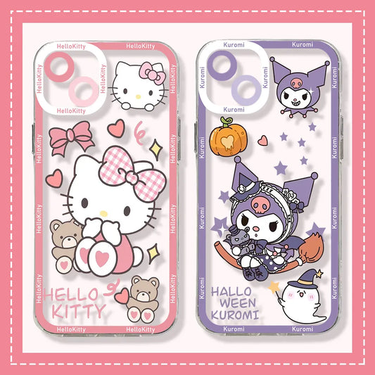 Hello Kitty Sanrio Cinnamoroll Kuromi Phone Case For iPhone 15 14 13 12 11