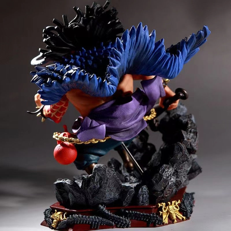 One Piece Beasts Pirates GK Battle Kaido Action Figure PVC Excellent Model Kaizokudan