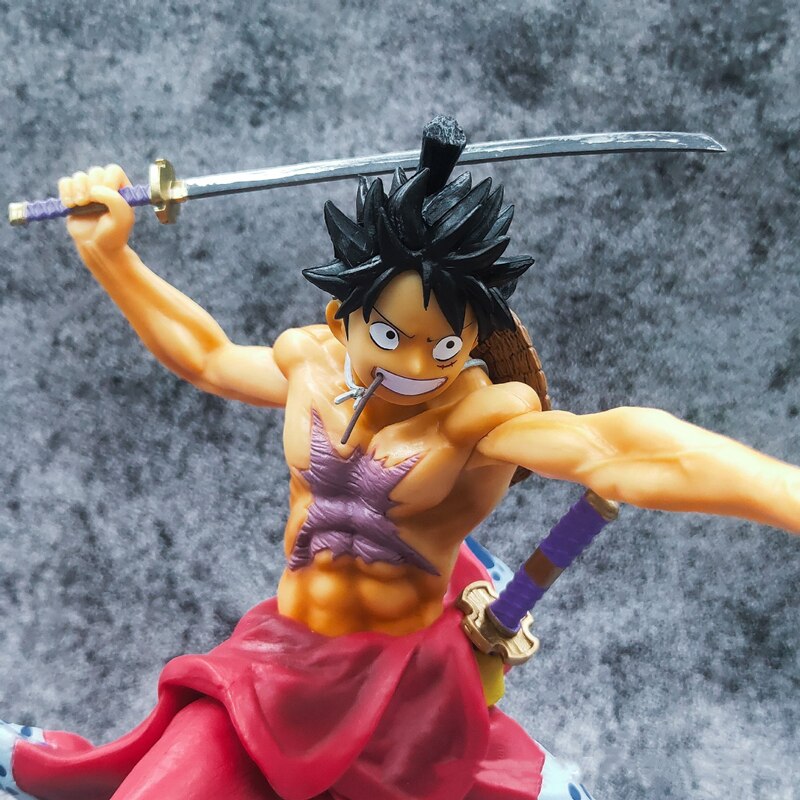 One Piece Monkey D Luffy Action Figure PVC Can Change Hands
