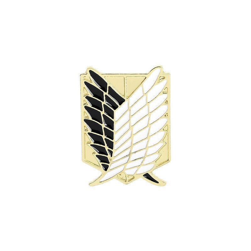 Attack on Titan Anime Badges on Backpack Brooch Enamel Pin Lapel Pins Hats Clothes Jeans Decoration Jewelry Accessories Gifts