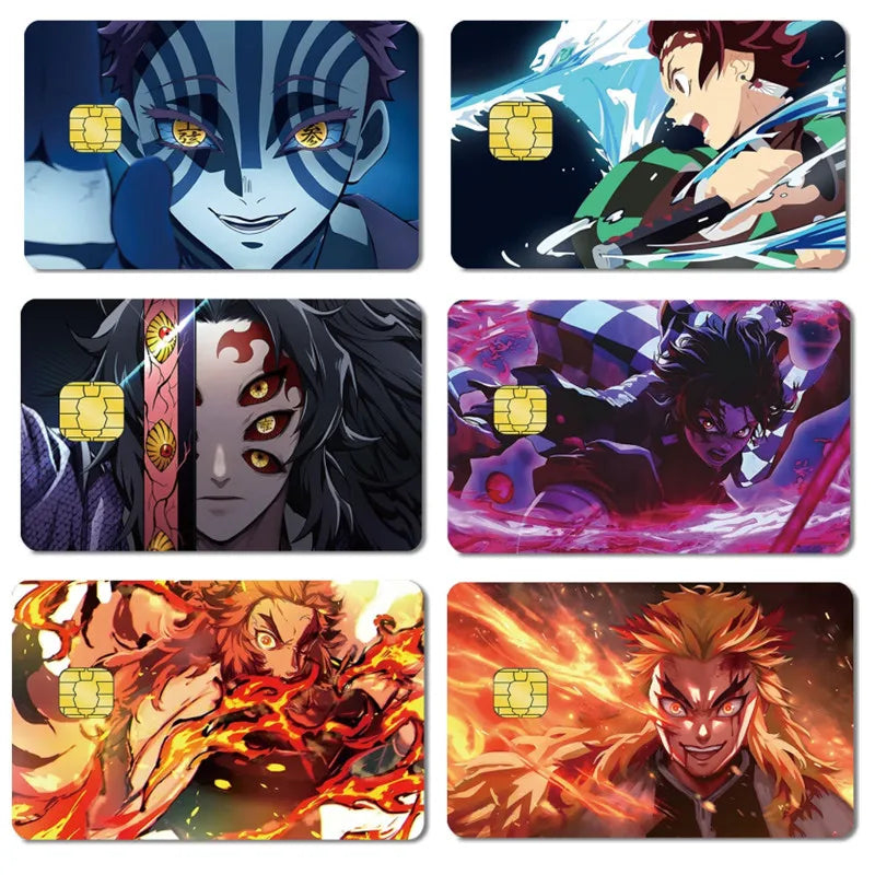 Demon Slayer Credit Cards Stickers