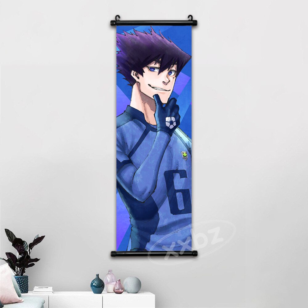 Blue Lock Anime Posters Japanese Anime Wall Art Canvas Hanging Scrolls Home Decorations