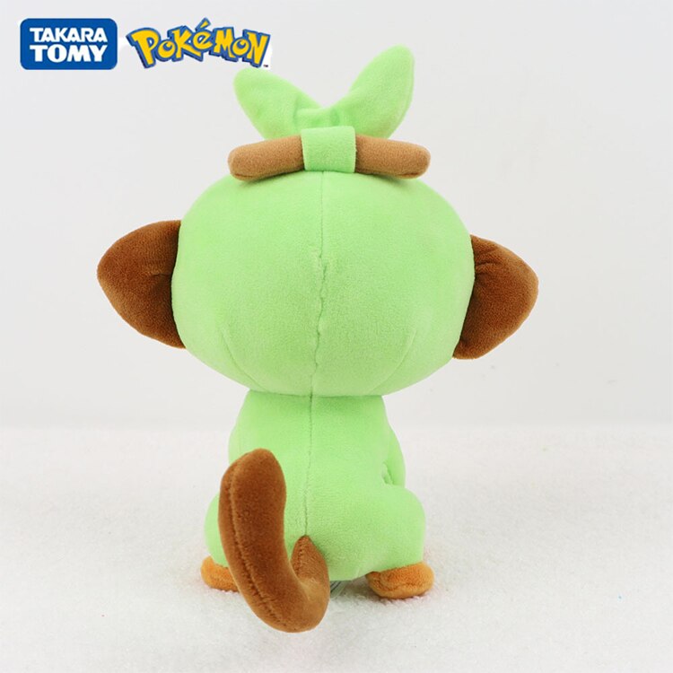 New Sword Shield Pokemon Grookey Plush Doll Model Toys Anime Figure Monkey Stuffed Collection