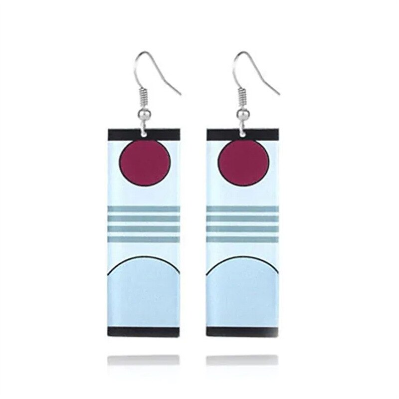 Demon Slayer Earrings Japanese Cosplay