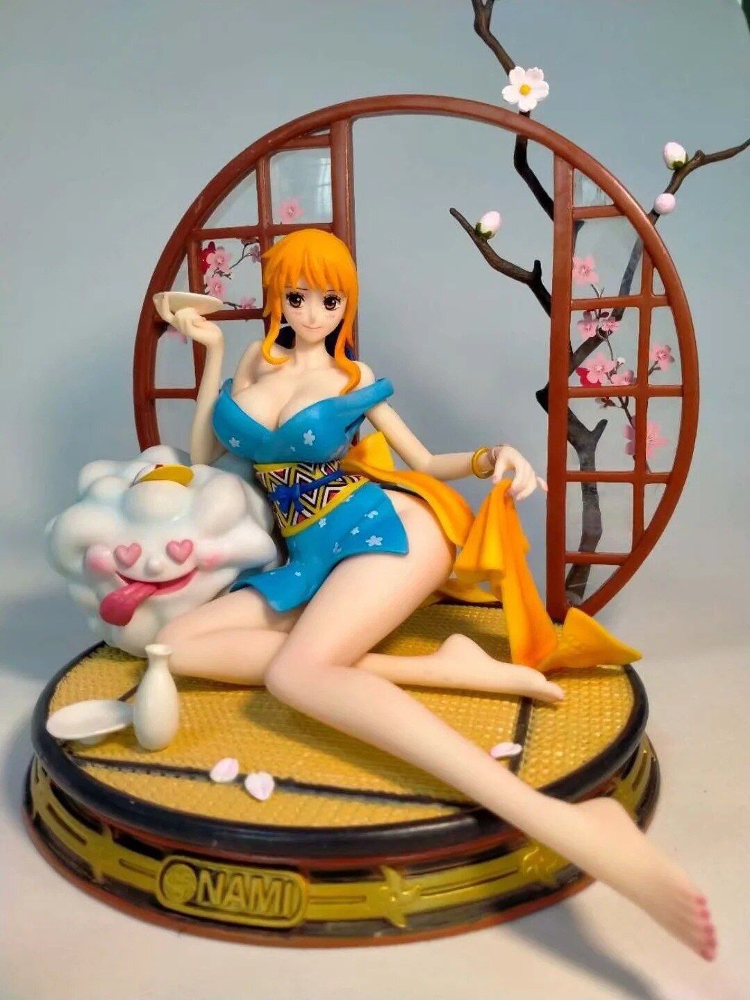 Sexy Girl Wano Country Kimono Nami Drunk PVC Action Figure