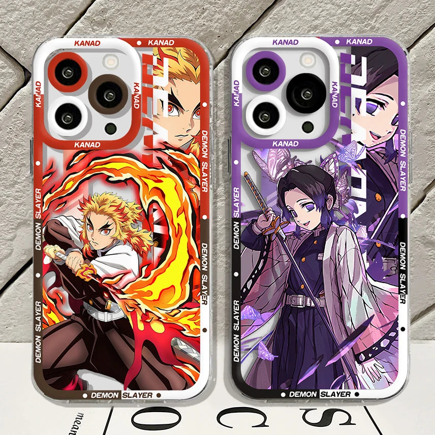 Demon Slayer Phone Case For iPhone 15 14 13 12