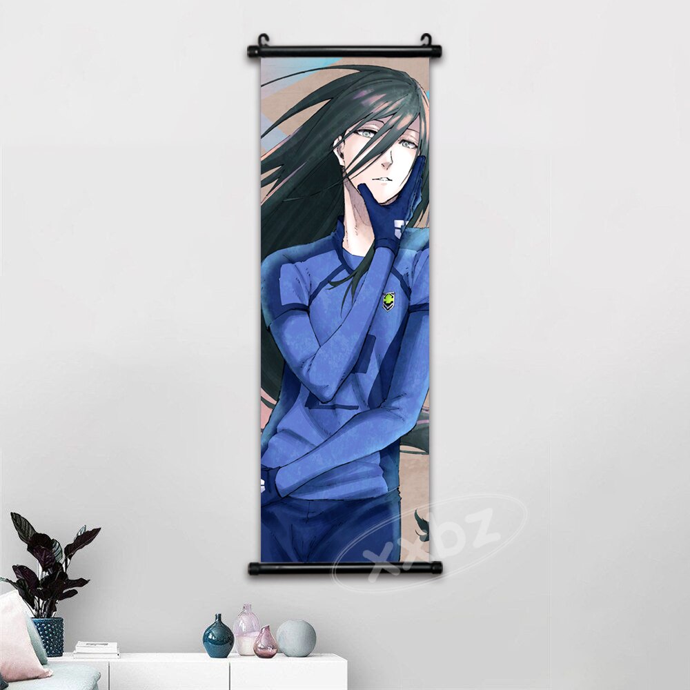 Blue Lock Anime Posters Japanese Anime Wall Art Canvas Hanging Scrolls Home Decorations