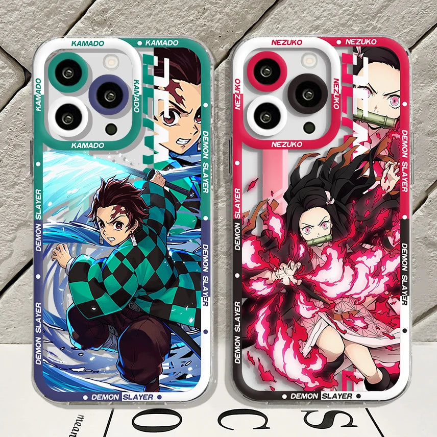 Demon Slayer Phone Case For iPhone 15 14 13 12