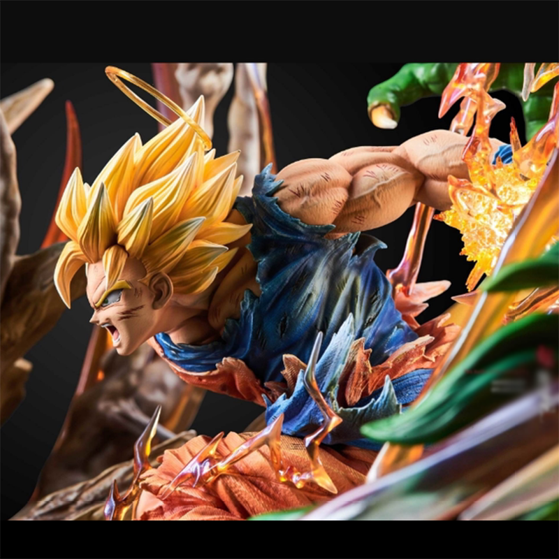 Dragon Ball Z Super Shenron LED Statue Goku Vs Vegeta