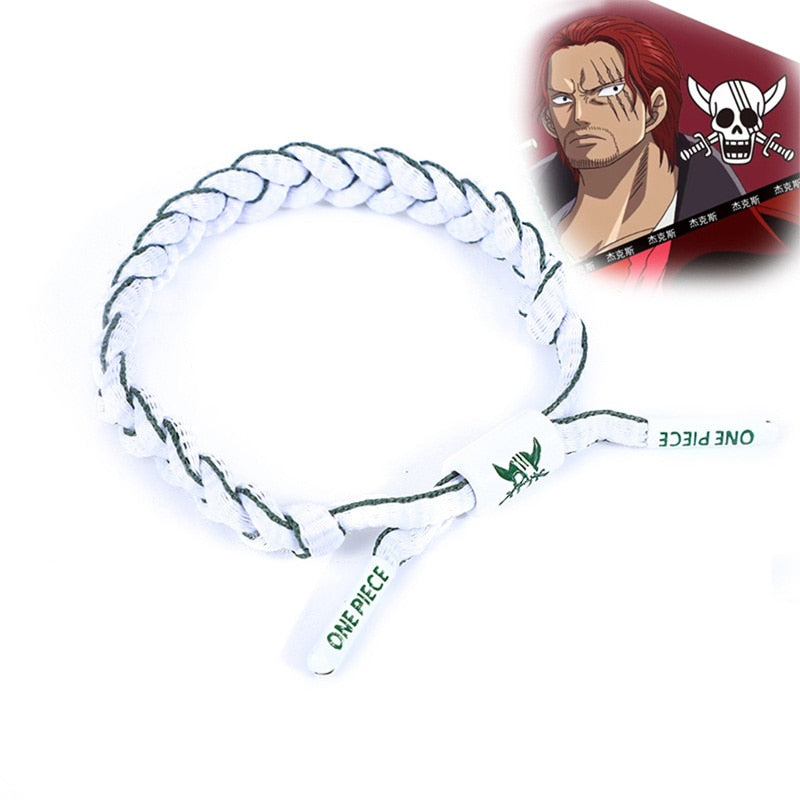 One Pieces Bracelet Rope Weave Chain Luffy Ace Shanks Zoro Accessories Bracelet