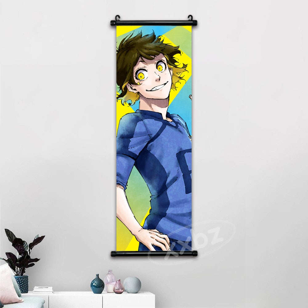 Blue Lock Anime Posters Japanese Anime Wall Art Canvas Hanging Scrolls Home Decorations