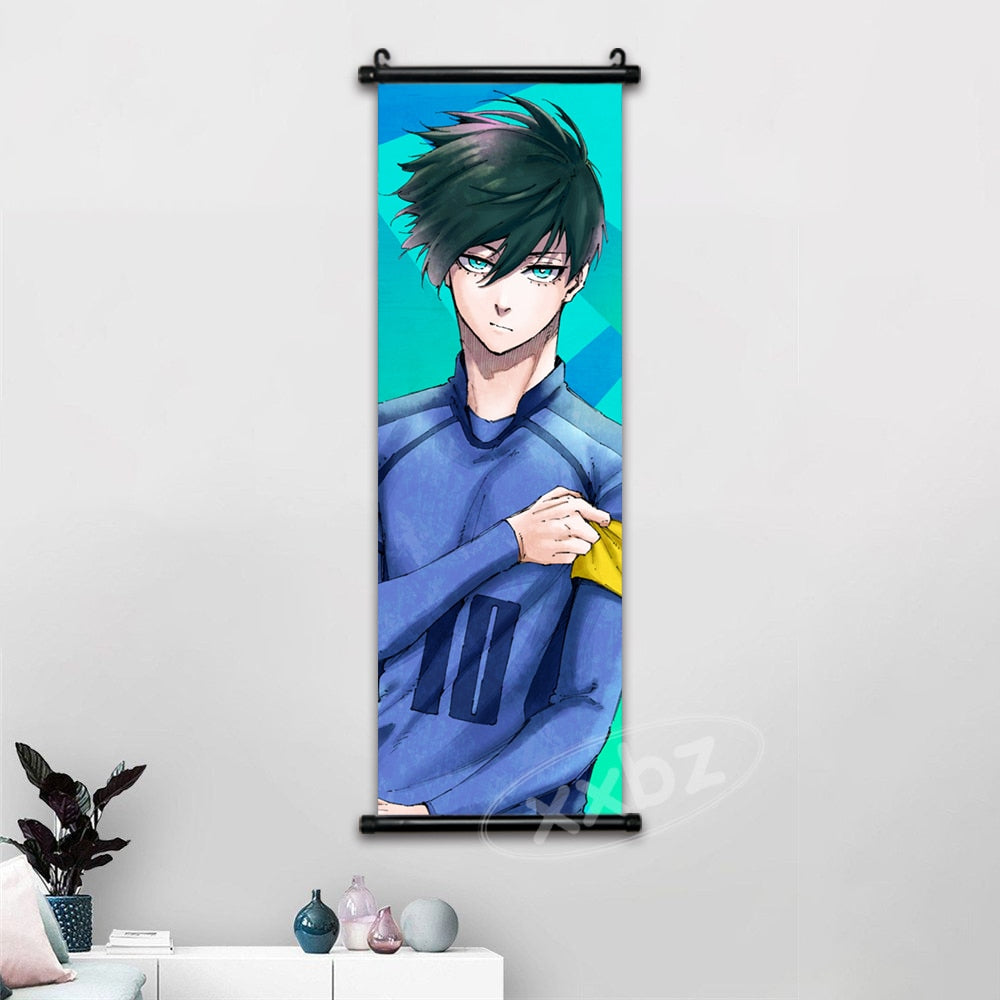 Blue Lock Anime Posters Japanese Anime Wall Art Canvas Hanging Scrolls Home Decorations