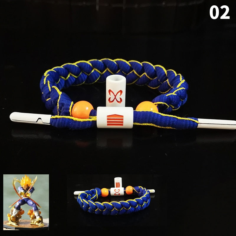 Dragon Ball Bracelet Rope Weave Chain Son Goku Vegeta Frieza Naruto Bracelet