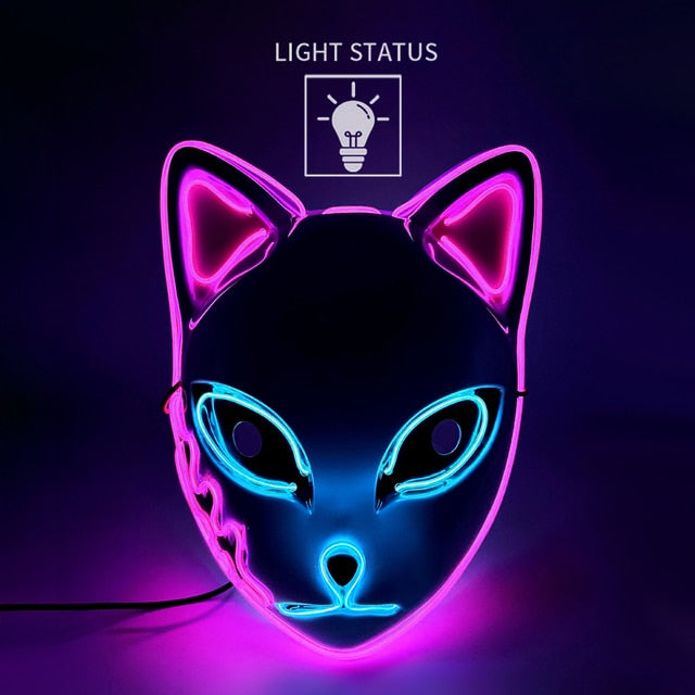 Demon Slayer LED Mask