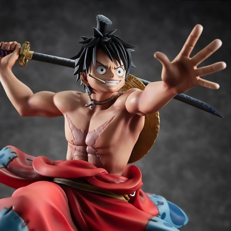 One Piece Monkey D Luffy Action Figure PVC Can Change Hands