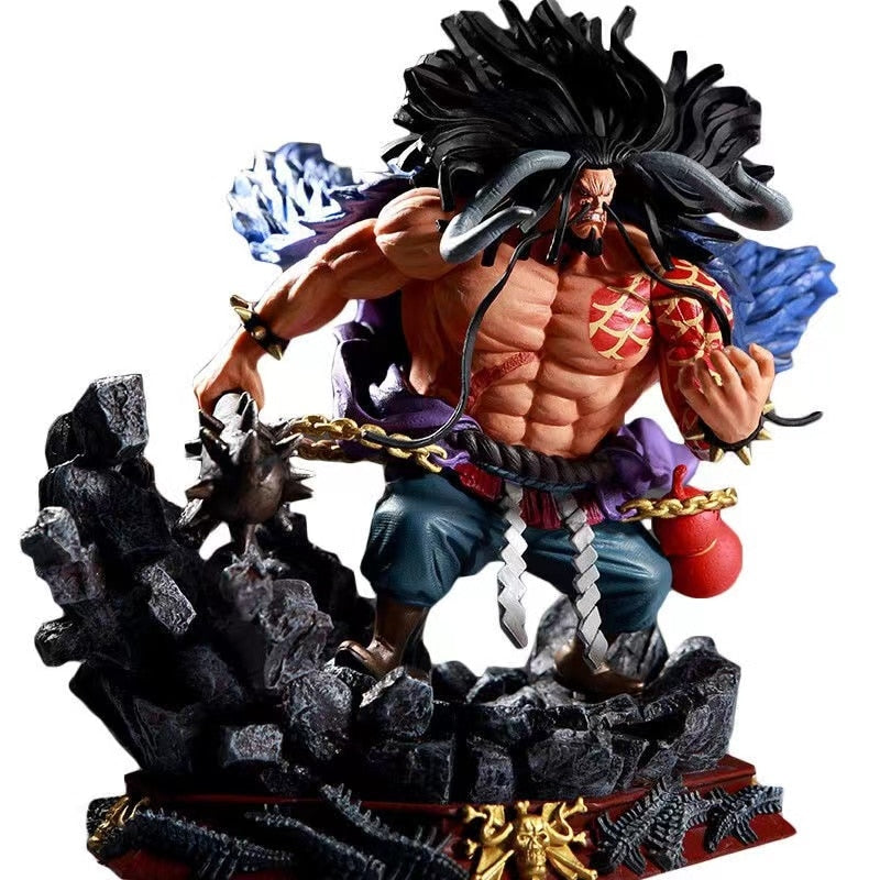 One Piece Beasts Pirates GK Battle Kaido Action Figure PVC Excellent Model Kaizokudan