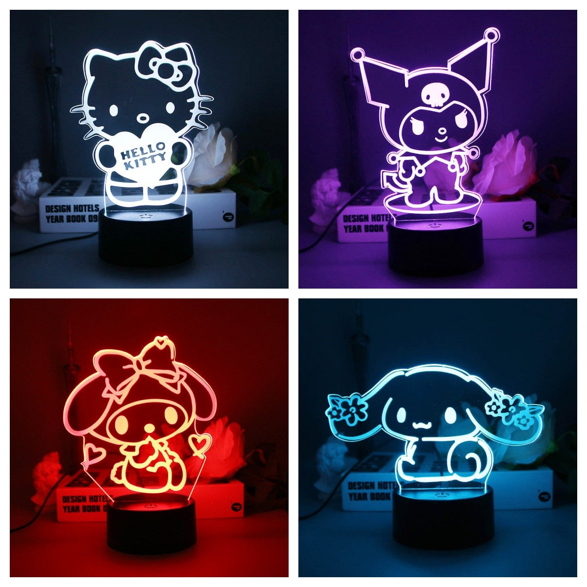 Sanrio 16 Colorful LED Light Stand