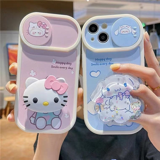 Sanrio Phone Cases with 3D Stand for iPhones