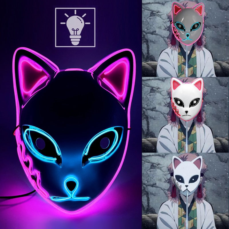 Demon Slayer LED Mask